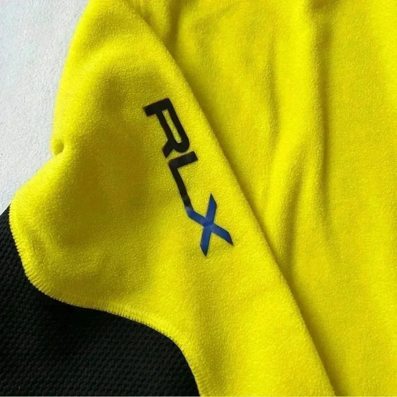 RLX CLS Women Bright Yellow Quarter-Zip Pullover (Size M) $148 - Picture 6 of 7